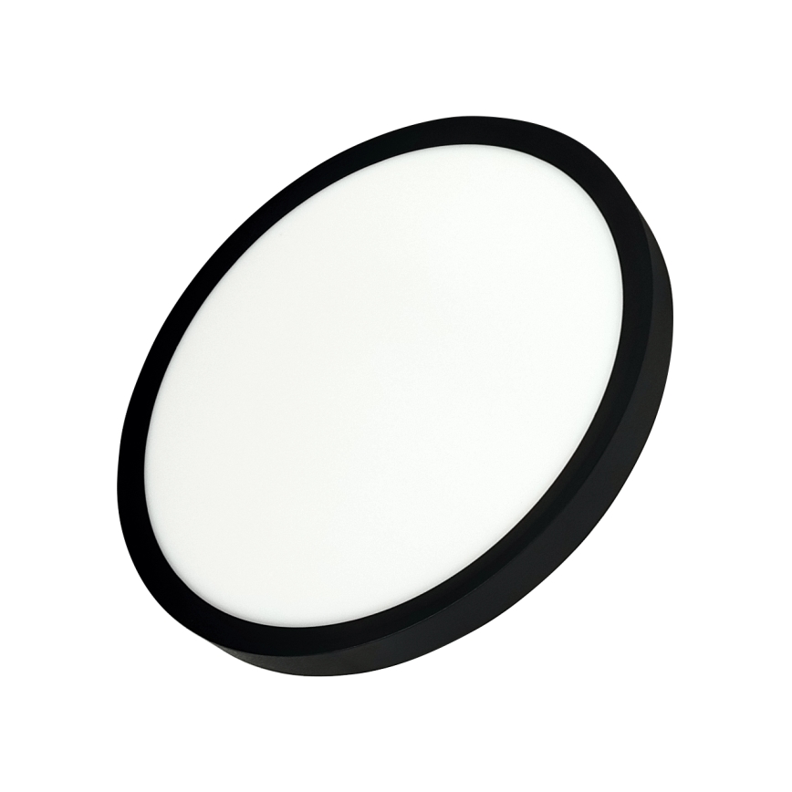 LED Stropní svítidlo LED/24W/230V 3000/4000/6500K pr. 30 cm černá